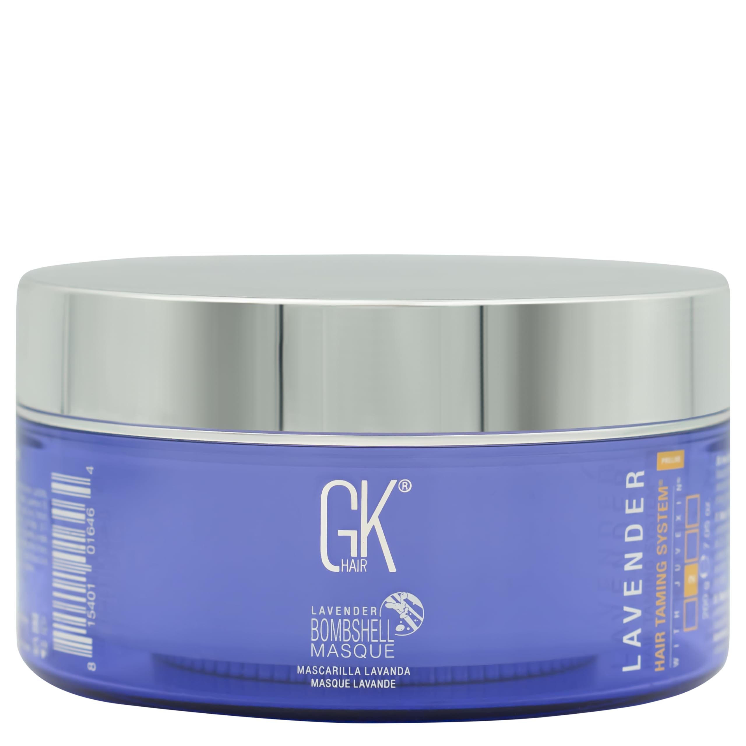Global Keratin Lavender Bombshell Masque (7.05 Fl Oz/200 g) Semi-Permanent Long Lasting Hair Toning Color Pigments Moisturizing Styling and Coloring Mask for All Hair Types Unisex