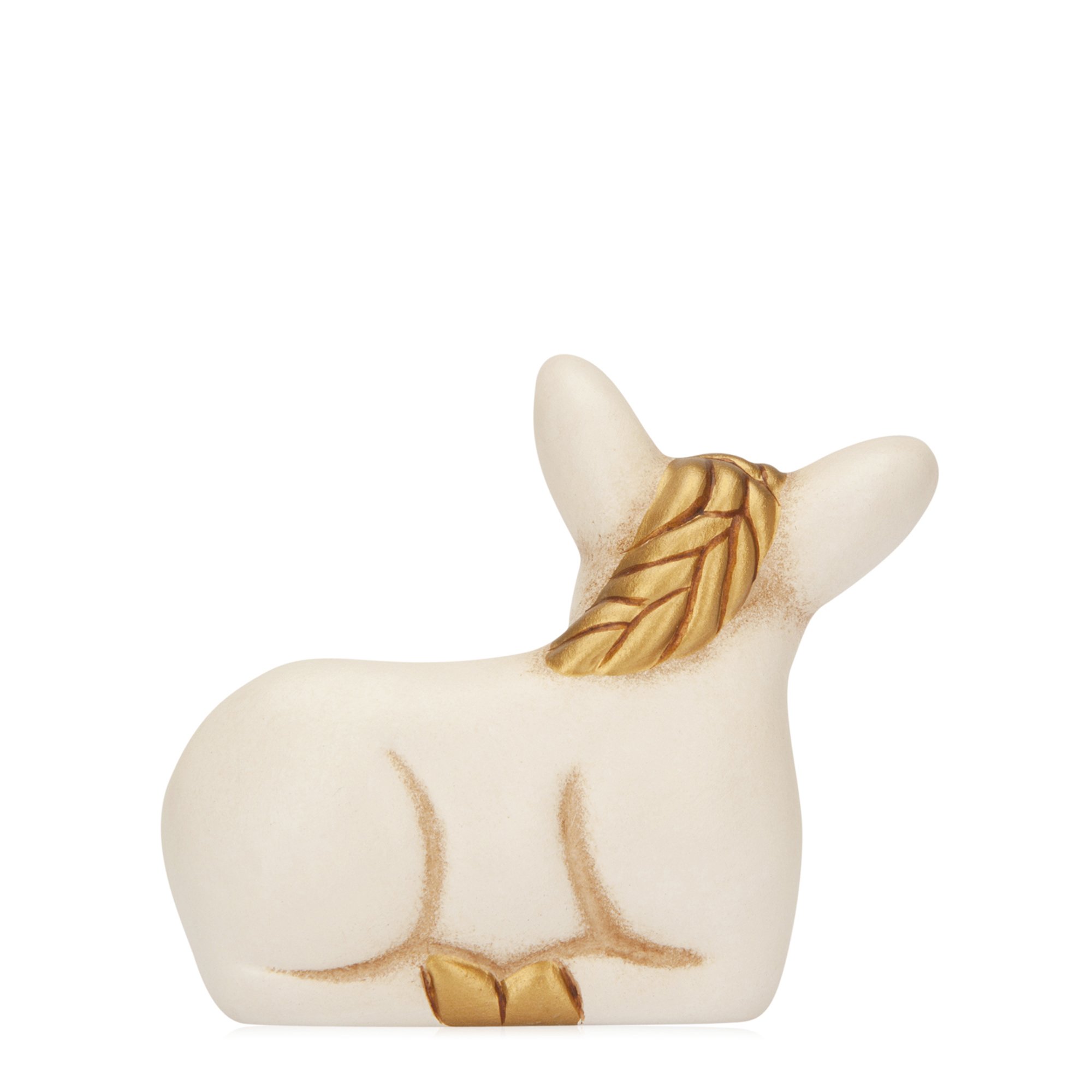THUN - Asinello Bianco - Statuine Presepe Classico - Ceramica - I Classici