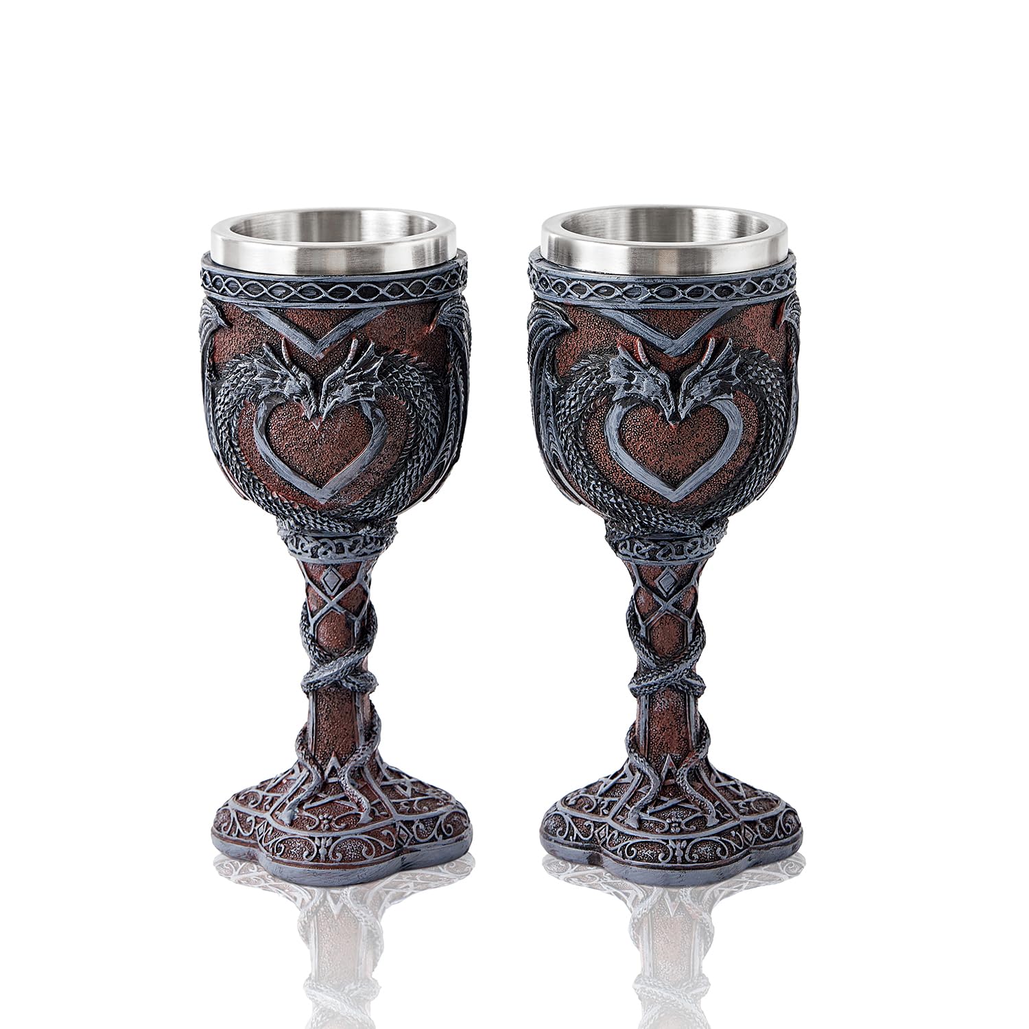 英国】ワインゴブレット 8個組 【シルバープレート】華麗！！ 英国