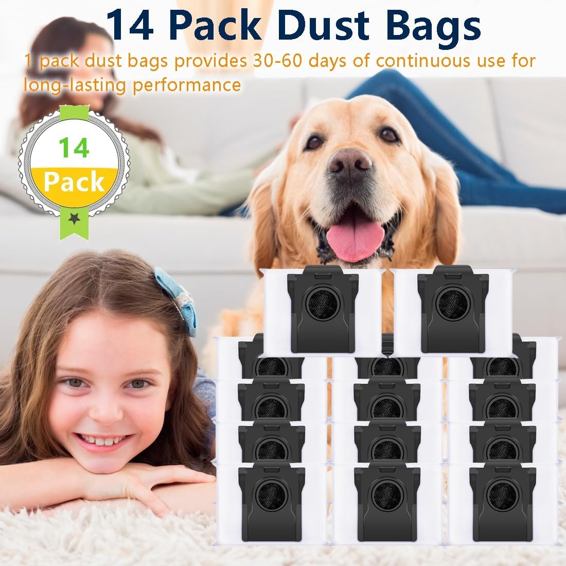 Original ]Dust Collection Bag (3.2L) For Dreame L10s Pro Ultra/X40 Ultra/X50 Ultra/X30 Ultra/L10s Ultra Gen2/L40 Ultra(3-Pack) - 6