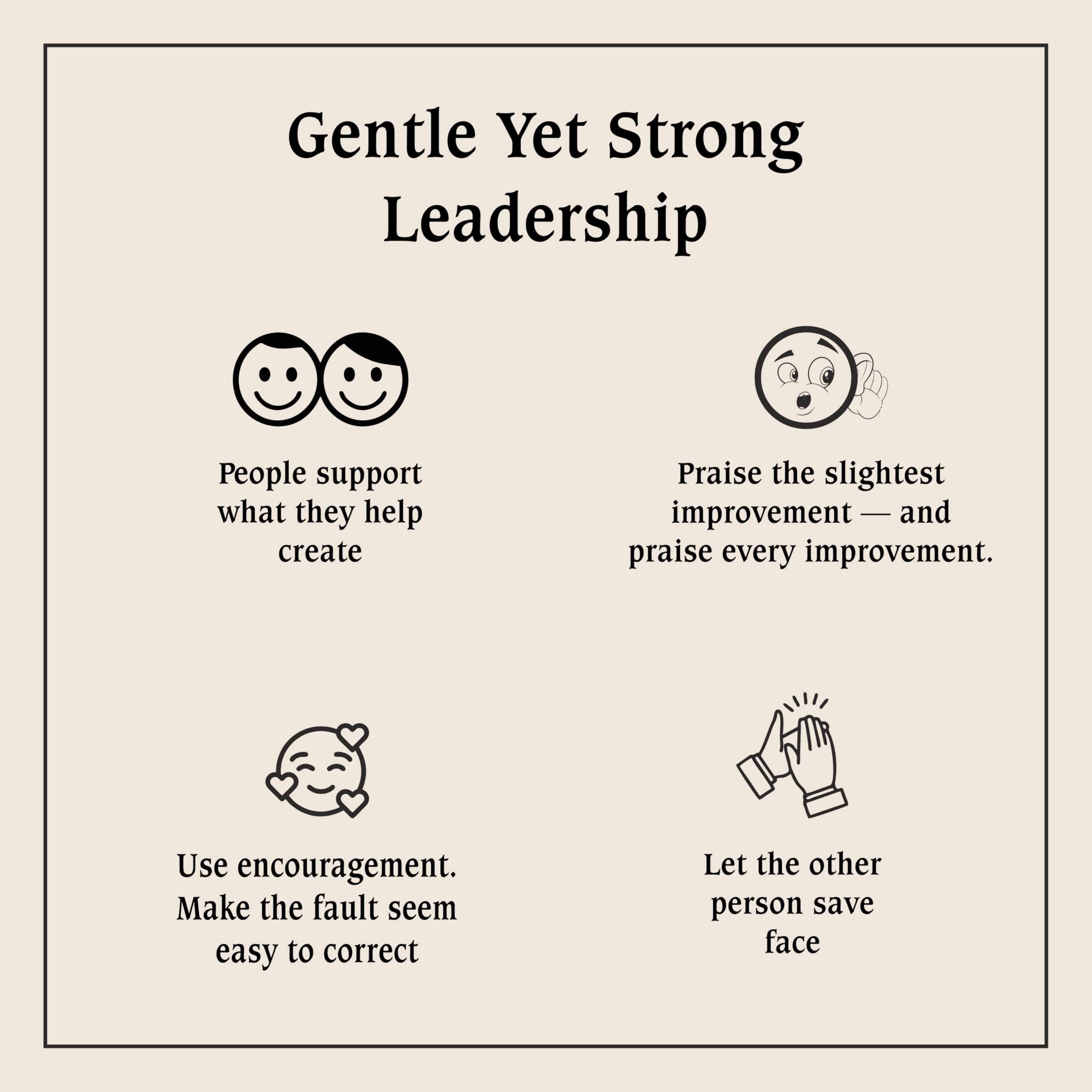 "Gentle Yet Strong Leadership Inspirational Framed Quote – 12 in x… – view 3