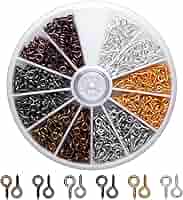600 Stück Ösenschrauben 4x8mm - Mini Augenschrauben Für Schmuckherstellung