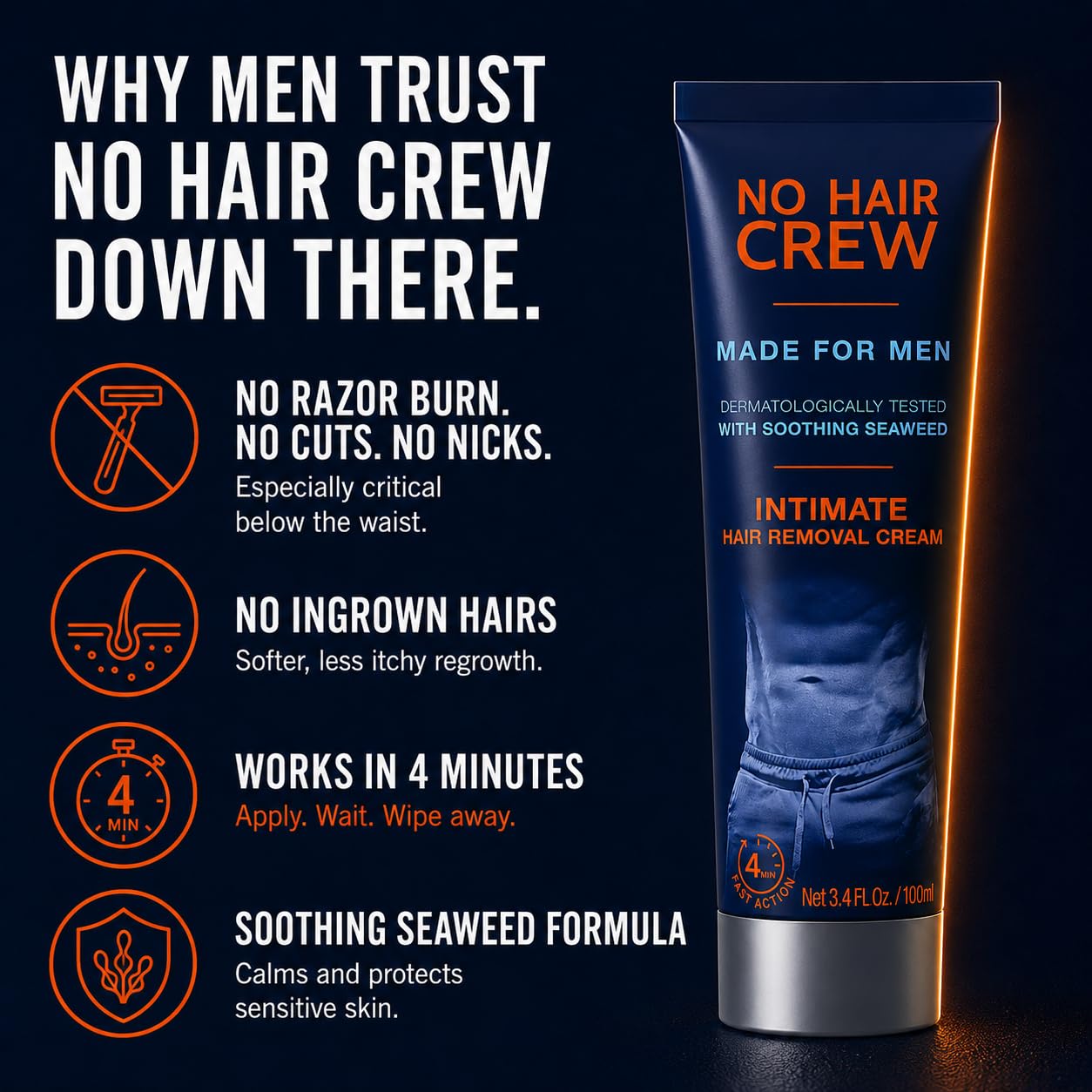 Amazon.com : No Hair Crew Intimate/Private At Home Hair Removal