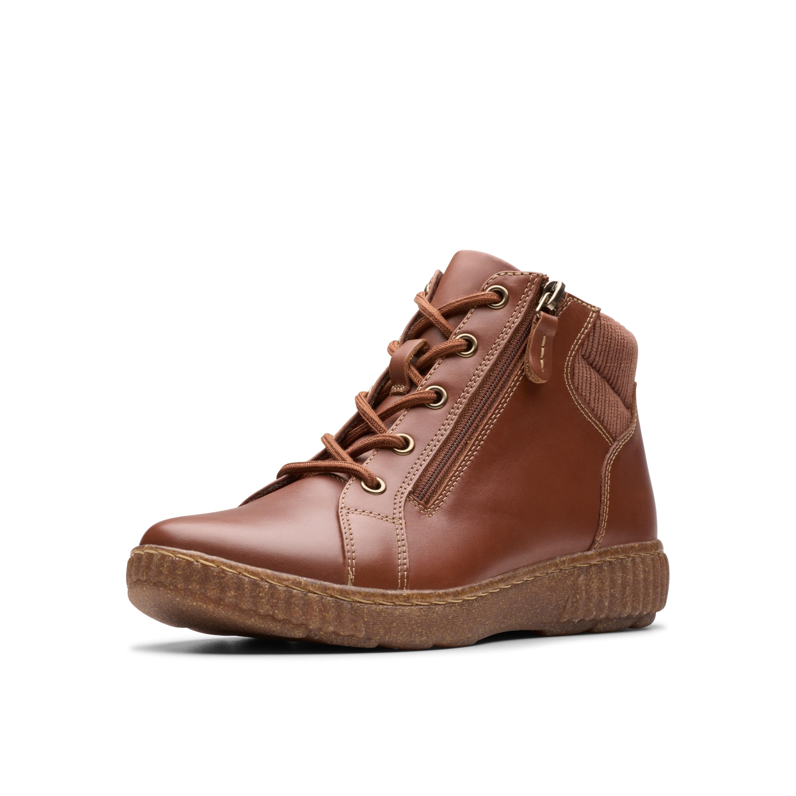 Clarks Damen Caroline Park Stiefelette, Tan Combi