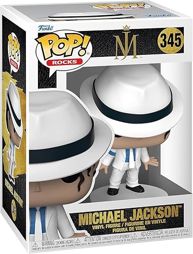 Pop Rocks Michael Jackson Lean - Figura de Funko de vinilo criminal liso (paquete con funda protectora EcoTek y caja de envío Pop para protección