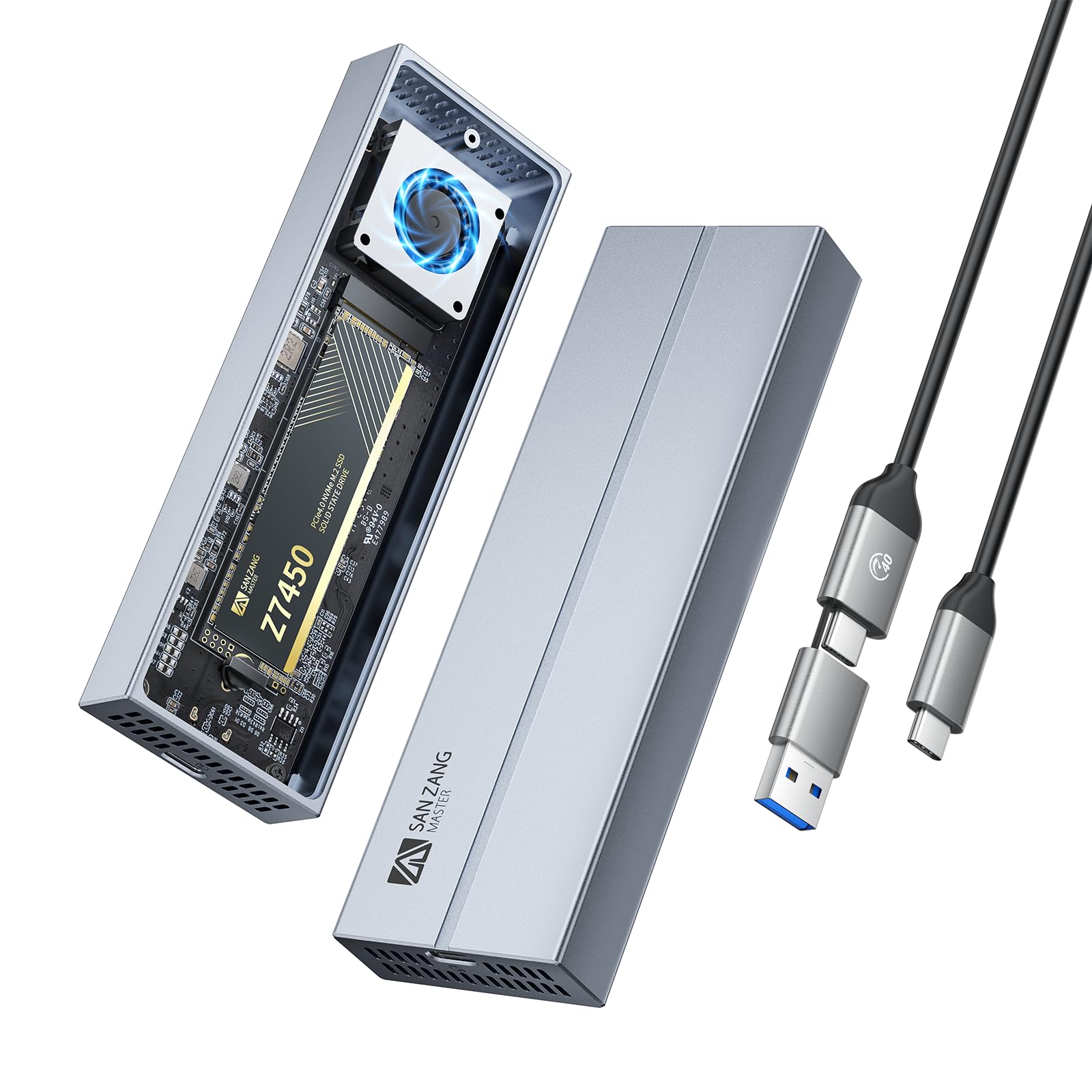 ドライブケース SAN ZANG MASTER U4M2 M.2 SSD 40Gbps Amazon.co.jp: SAN ZANG MASTER M.2 SSD 外付けケース 40Gbps