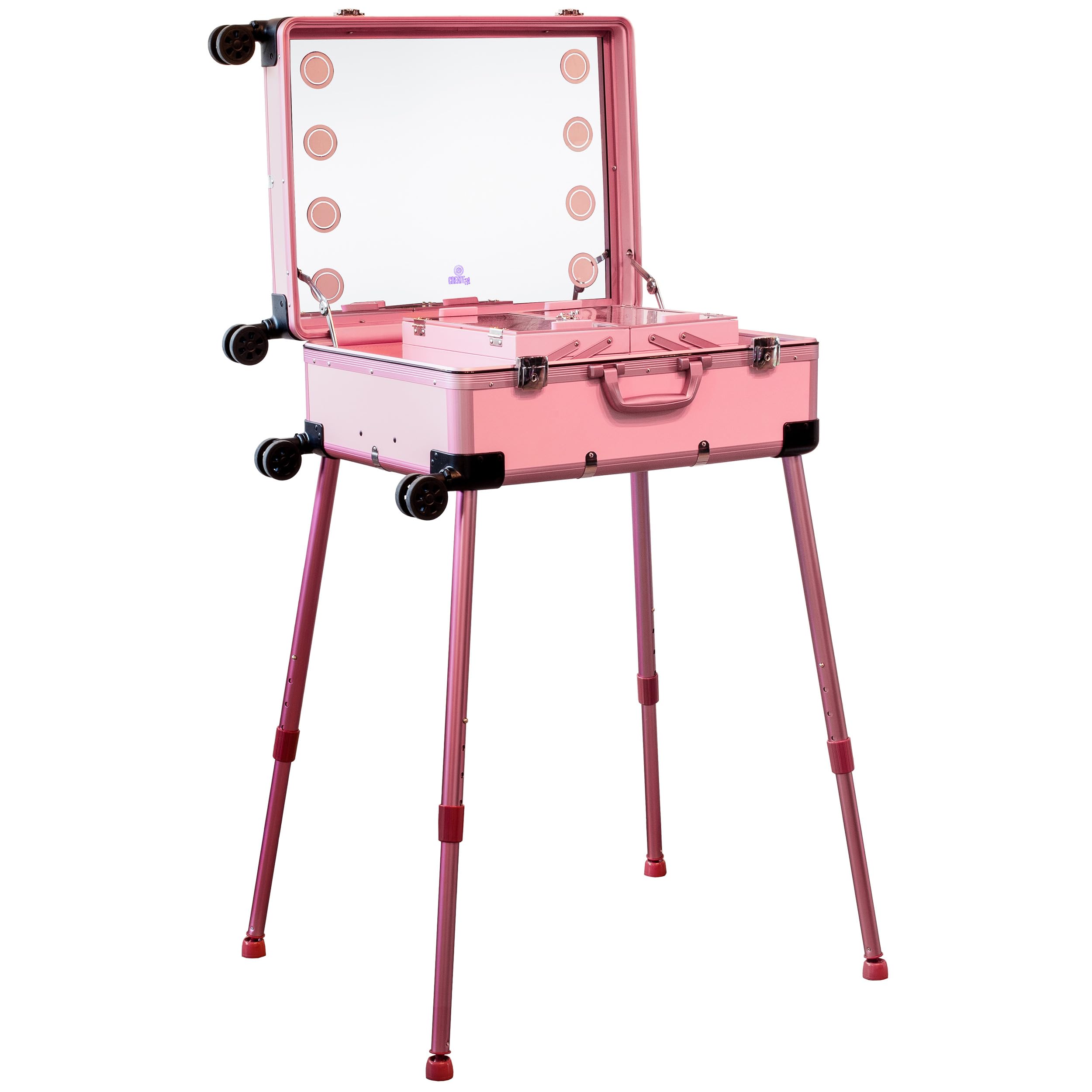 Create It! – 84536 - Makeup Artist Trolley, Rosa, Nowoczesny