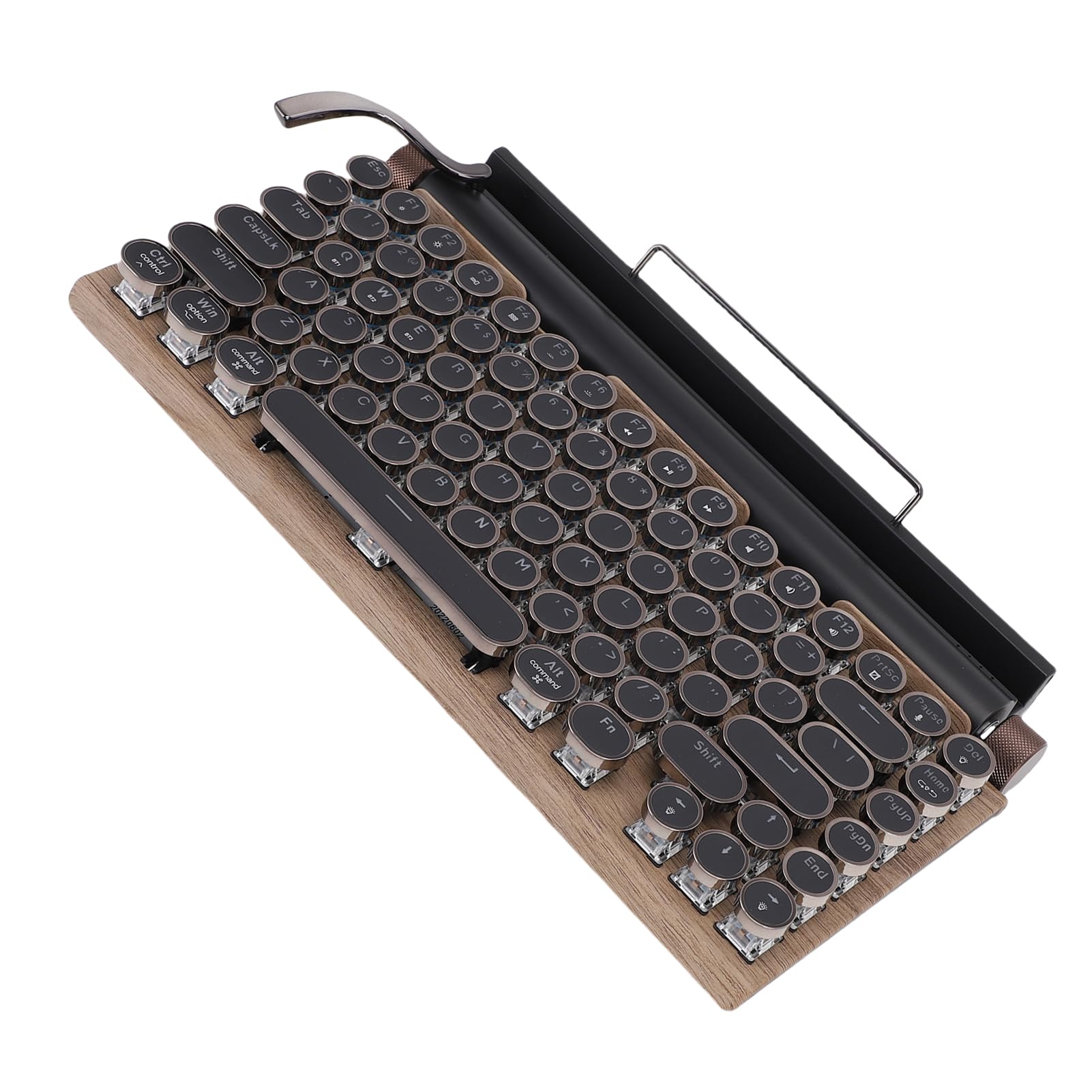 Syrisora Clavier de Machine à écrire Rétro, Mécanique sans Fil avec