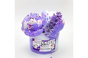 Peachybbies Slime Axolotl | NEW - Lavender Cow Cloud Slime | Lavender...