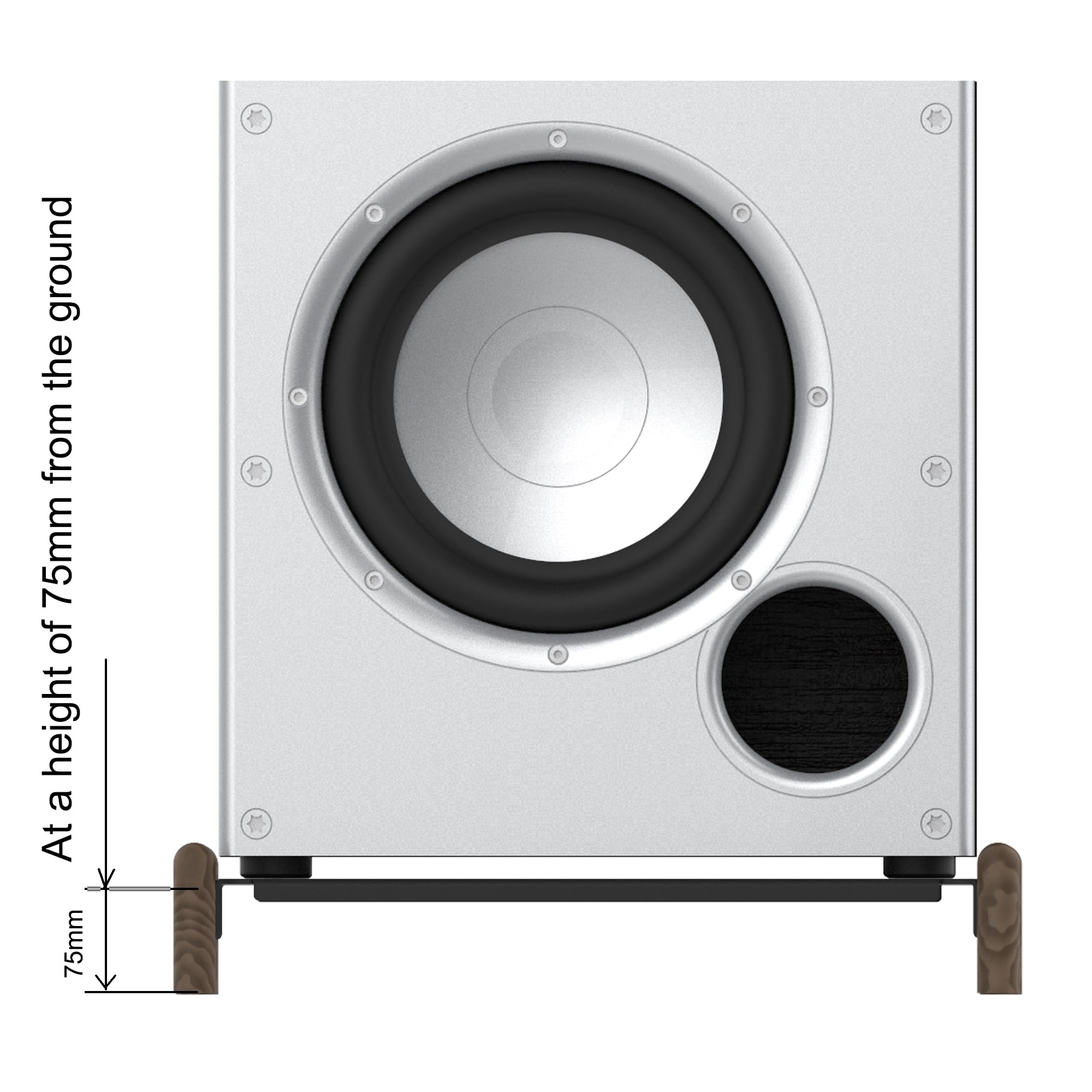 Amazon | Polk Audio PSW10 10インチパワードサブウーファー用木製