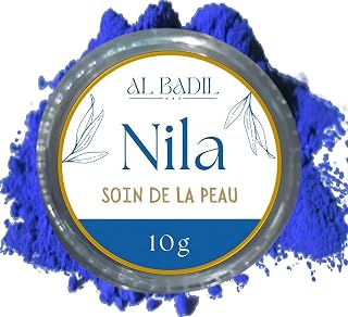 Original Blue Nila powder in resealable pot - Nila from Morocco - for skin and hair - 100% natural brighter powder - beauty secrets from Morocco