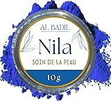 Nila Bleu Original Puder im wiederverschließbaren Topf - Nila du Marokko - Für Haut und Haar - Aufhellendes Puder 100% natürlich - Geheimnisse der Schönheit Marokkos