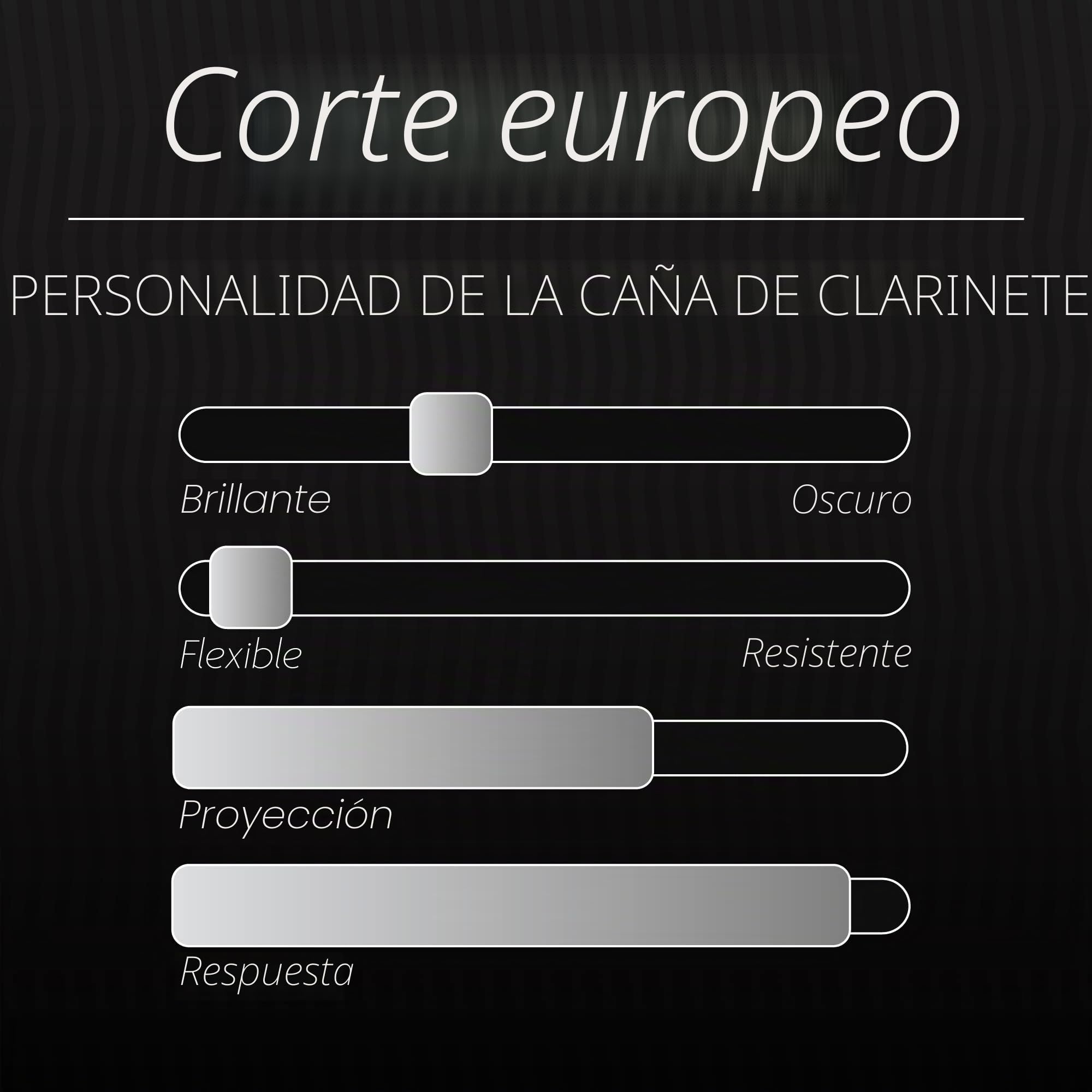 Légère Reeds - Bb Clarinete Reed, European Cut, Dureza 2.50 (BBES2.50) - Cañas Sintéticas Premium para Viento-Madera