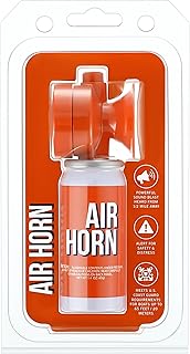 Air Horn 1.4oz, 122dB Loud Air Horns for Safety, Heard Up to 1/2 Mile Away, Small Boat Marine Horn Can, Meet US Coast Guard, Emergency Use for Marine Boating