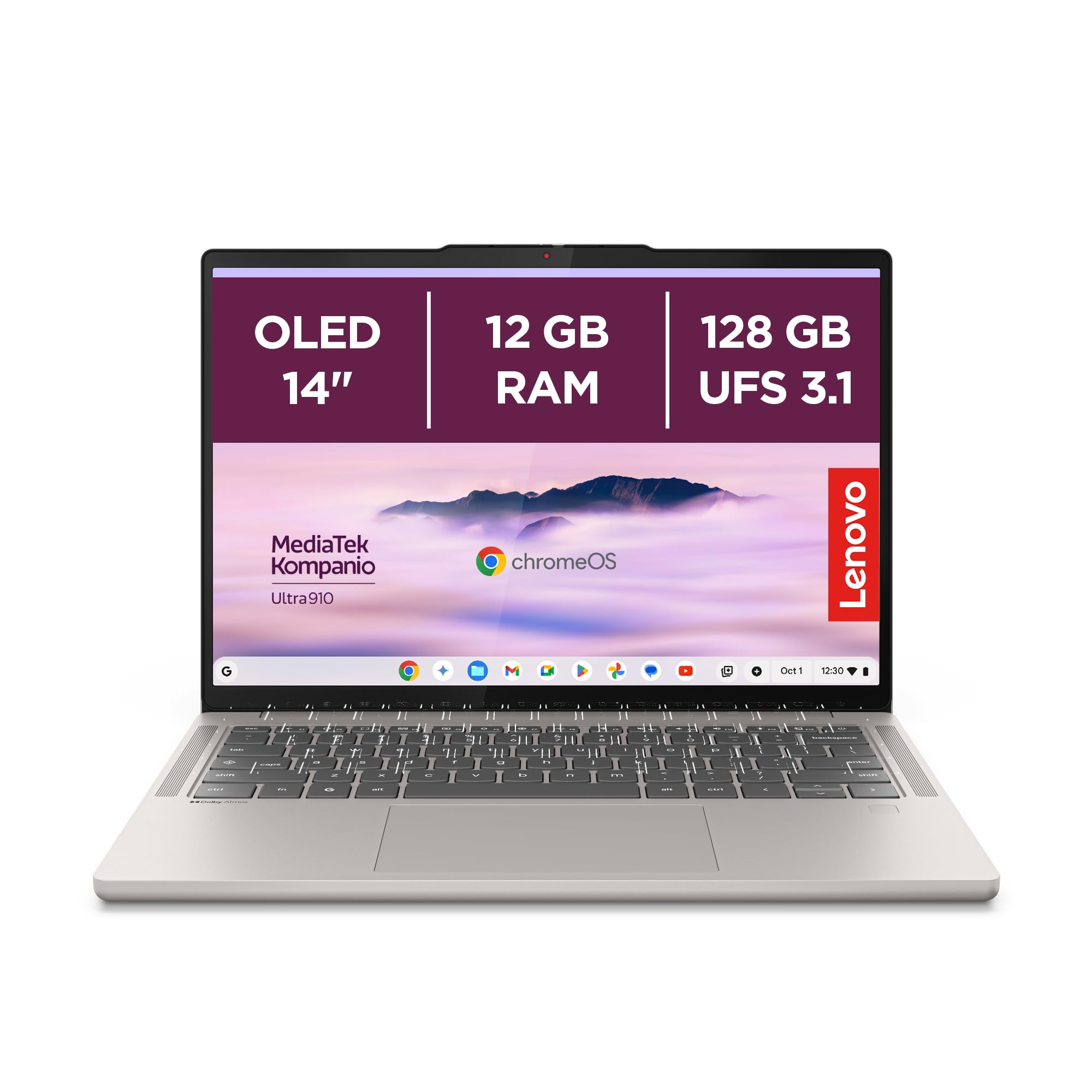 Lenovo Chromebook Plus: Potencia AI y Pantalla OLED 14