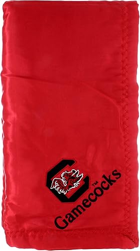 Comfy Feet Everything Comfy South Carolina Gamecocks - Manta de felpa sedosa y súper suave para bebé, 28 x 28 pulgadas