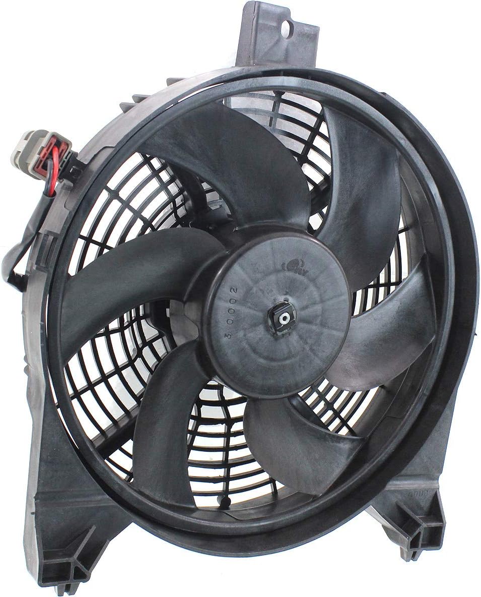 Evan Fischer A/C Condenser Fan Compatible with 2004-2006 Nissan Titan, 2005-2006 Armada, Fits 2004-2006 Infiniti QX56, 8 Cyl., 5.6L Engine, Mounts in Front of Condenser