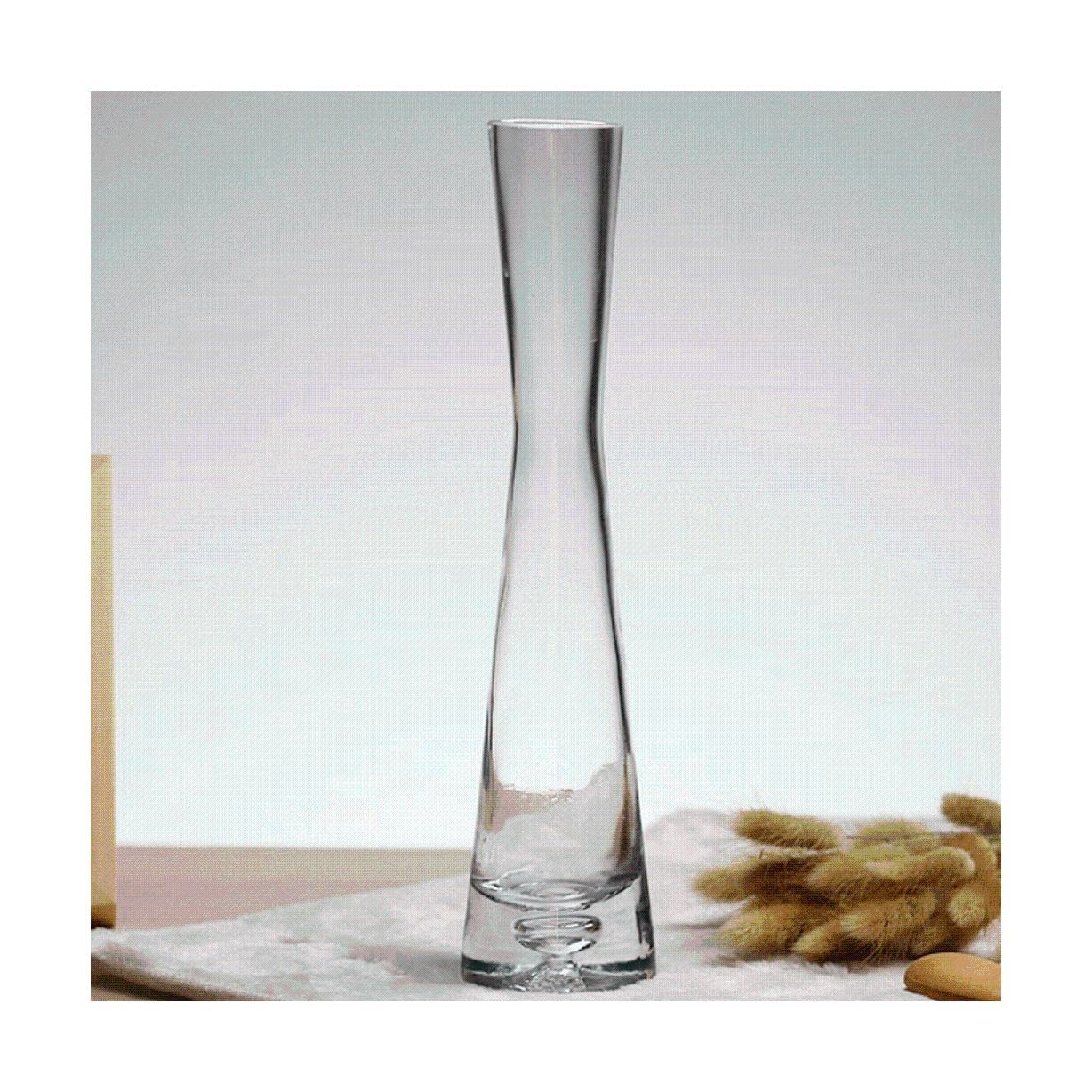 Ngdfgr As Known Fashion Adornment Vases,Glass Transparent Small Vase Hydroponic Slender Small Mouth Vase Device Countertop Flower Arrangement Decoration (Style),Style-C