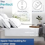 THREAD SPREAD 100% Egyptian Cotton Sheets Queen Size - Luxury 1000 Thread Count Cotton Sheets Queen Size (4 PC, White), Soft Sateen Weave, Deep Pockets, Easy Fit, Breathable & Cooling Hotel Bedsheets