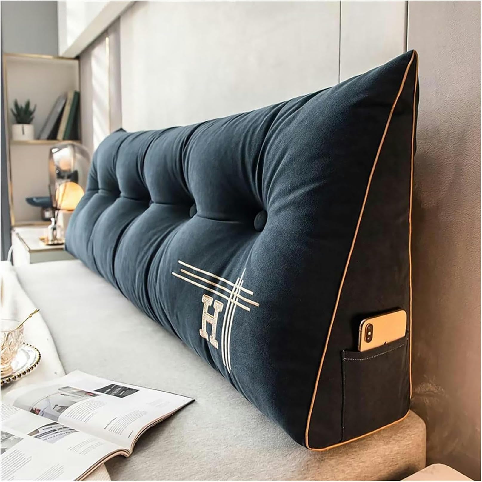 Coussin de positionnement triangulaire contre le mal de dos et les douleurs de nuque
