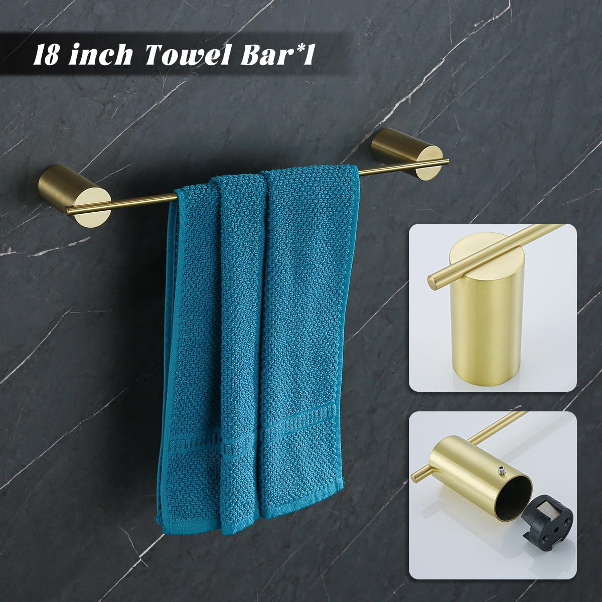 Bathroom Hardware Set Black Robe Hook Towel Rail Bar Rack Bar Shelf Tissue Paper Holder Toothbrush Holder Bathroom Accessories,SW96068S-4BG.
