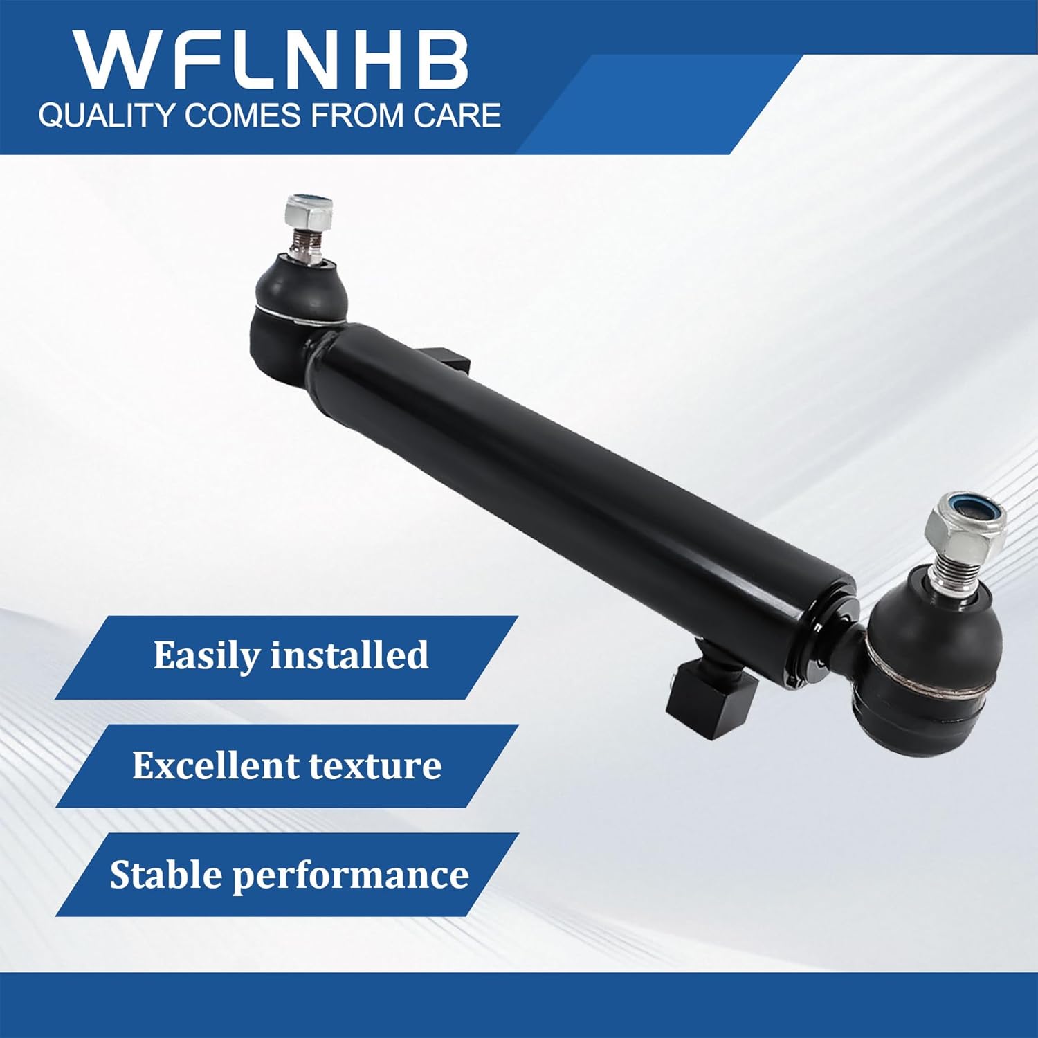WFLNHB Power Steering Cylinder 4WD Left Hand Replacement for New Holland 545D 545A 445D 250C Model 85999338
