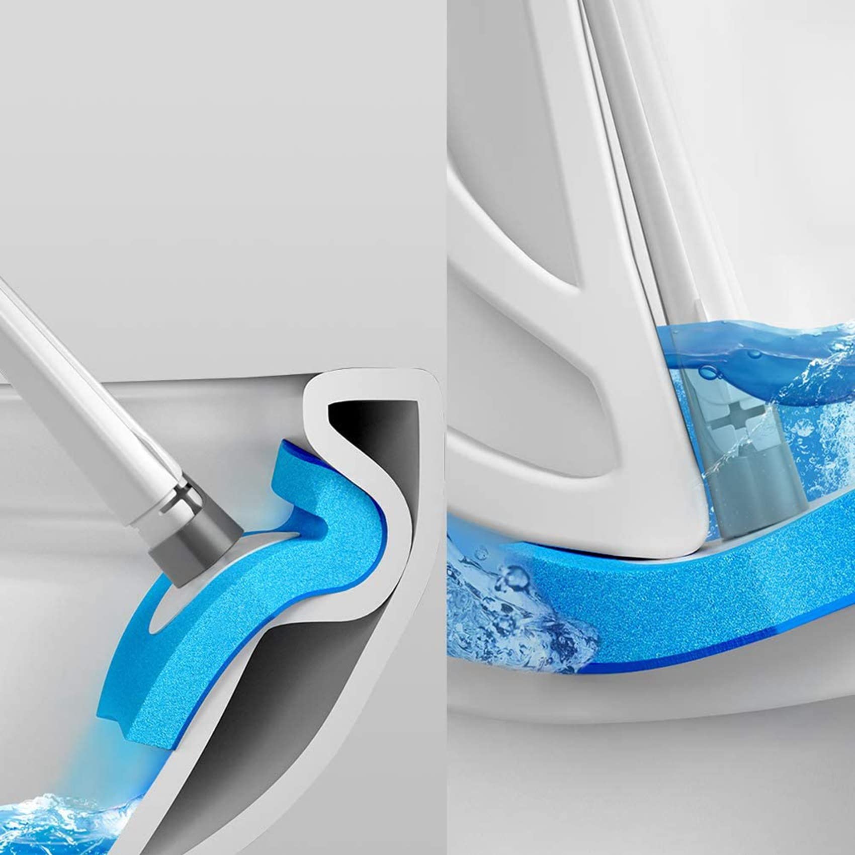 72-teiliges umweltfreundliches WC-Bürstenersatz-Set – effektive Reinigungsstäbchen für mühelose Hygiene, ultimative Badezimmer-Reinigungswerkzeuge für Frische und Komfort