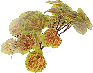 Abaodam Folhas De Paisagismo Recipiente De Plástico Planta Artificial Decoração De Casa Anfíbio Plantas Suspensas Terrário Videiras Falsas Plástico Plantas De Aquário Répteis