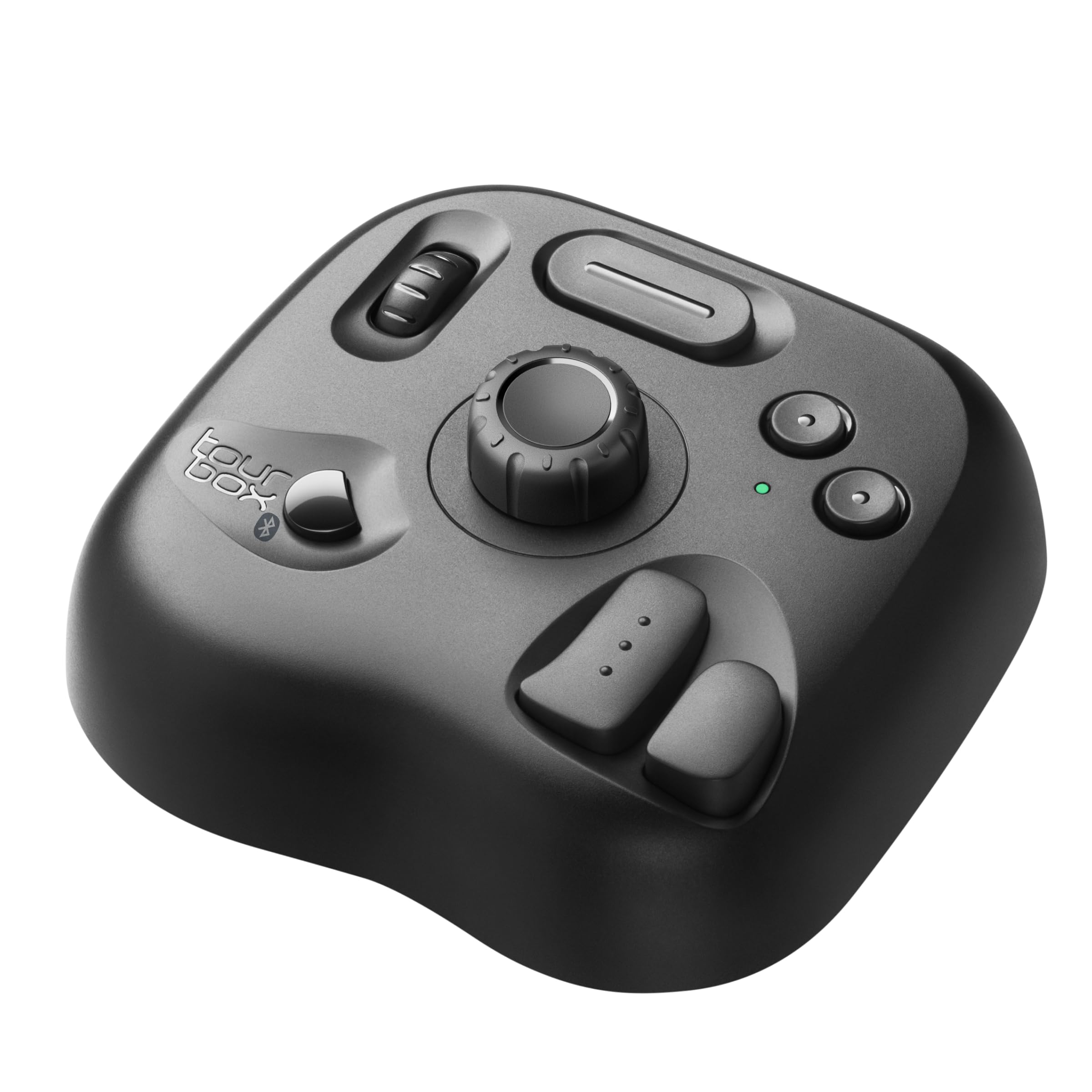 TOUR BOX Lite Bluetooth - Compact Editing Keyboard, Artists Drawing Keypad, Works with Clip Studio Paint & More, Creative Console with Custom Software