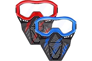 Tactical Face Shield 2-Pack Red & Blue Rival Masks