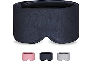 100% Handmade Cotton Eye Mask for Complete Darkness Sleep