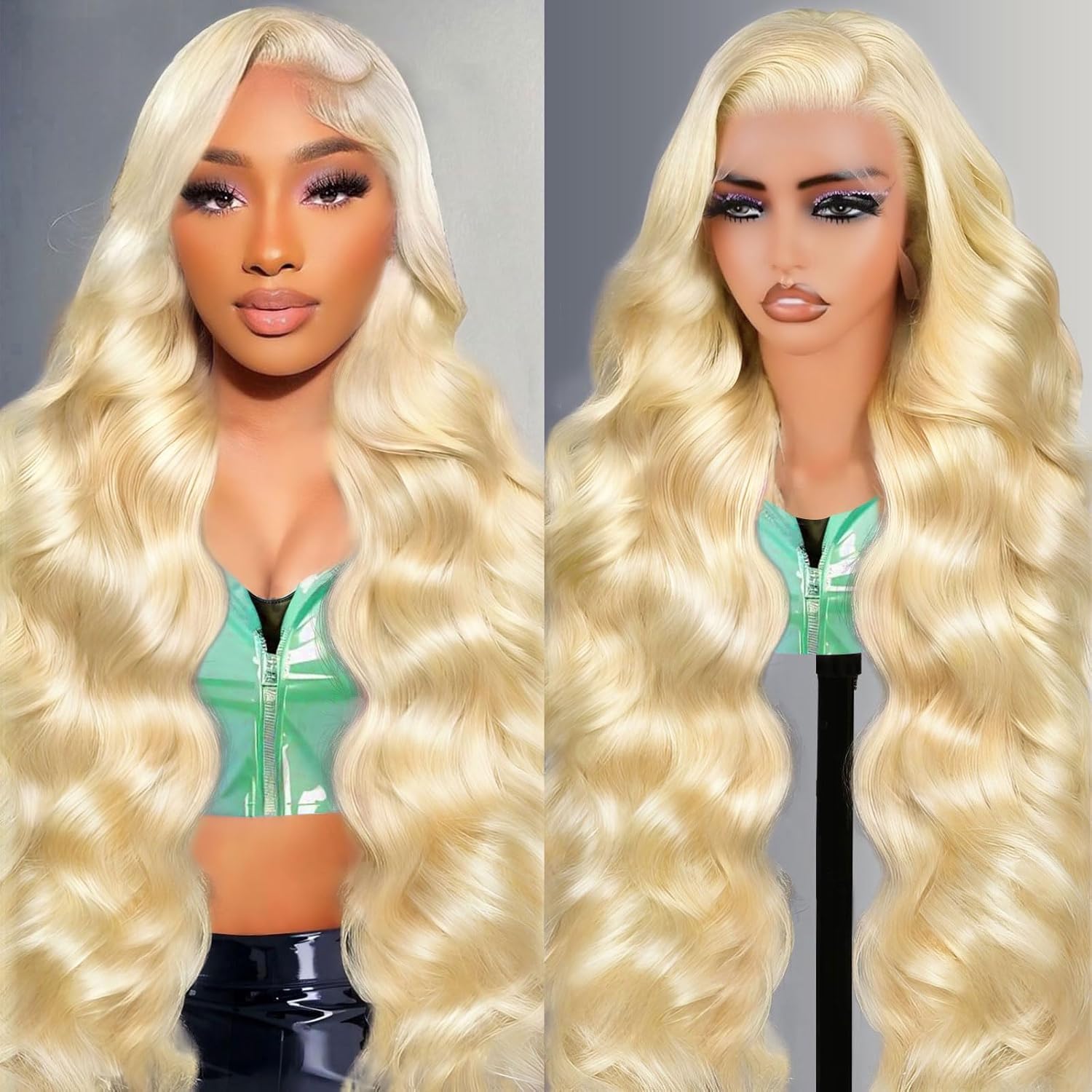 Blonde Wig Human Hair 613 13x6 HD Lace Frontal Body Wave Wig For Women Human Hair Glueless 180% Density Real 22 Inch