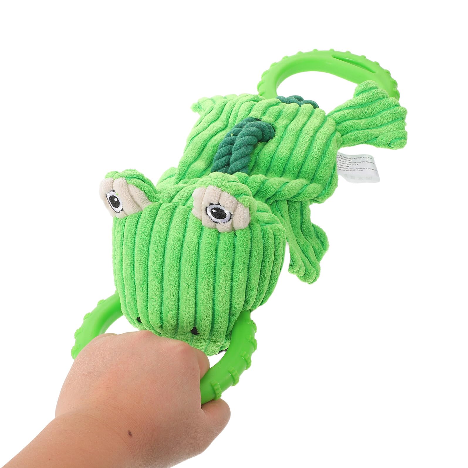 SHINEOFI Mâcher Tirer pour Chien Indestructible de Grenouille, Corde Résistante Anneau Multifonction, Interactif Solide pour Chiens Mordeurs Puissants et Chiots, Nettoyage Dentaire