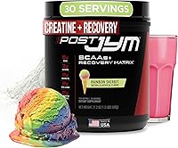 Vista 8 de Polvo de Recuperación Amino Post JYM Active Matrix Pura creatina HCl, aminoácidos ramificados, glutamina, carnitina, betaína, taurina para máxima