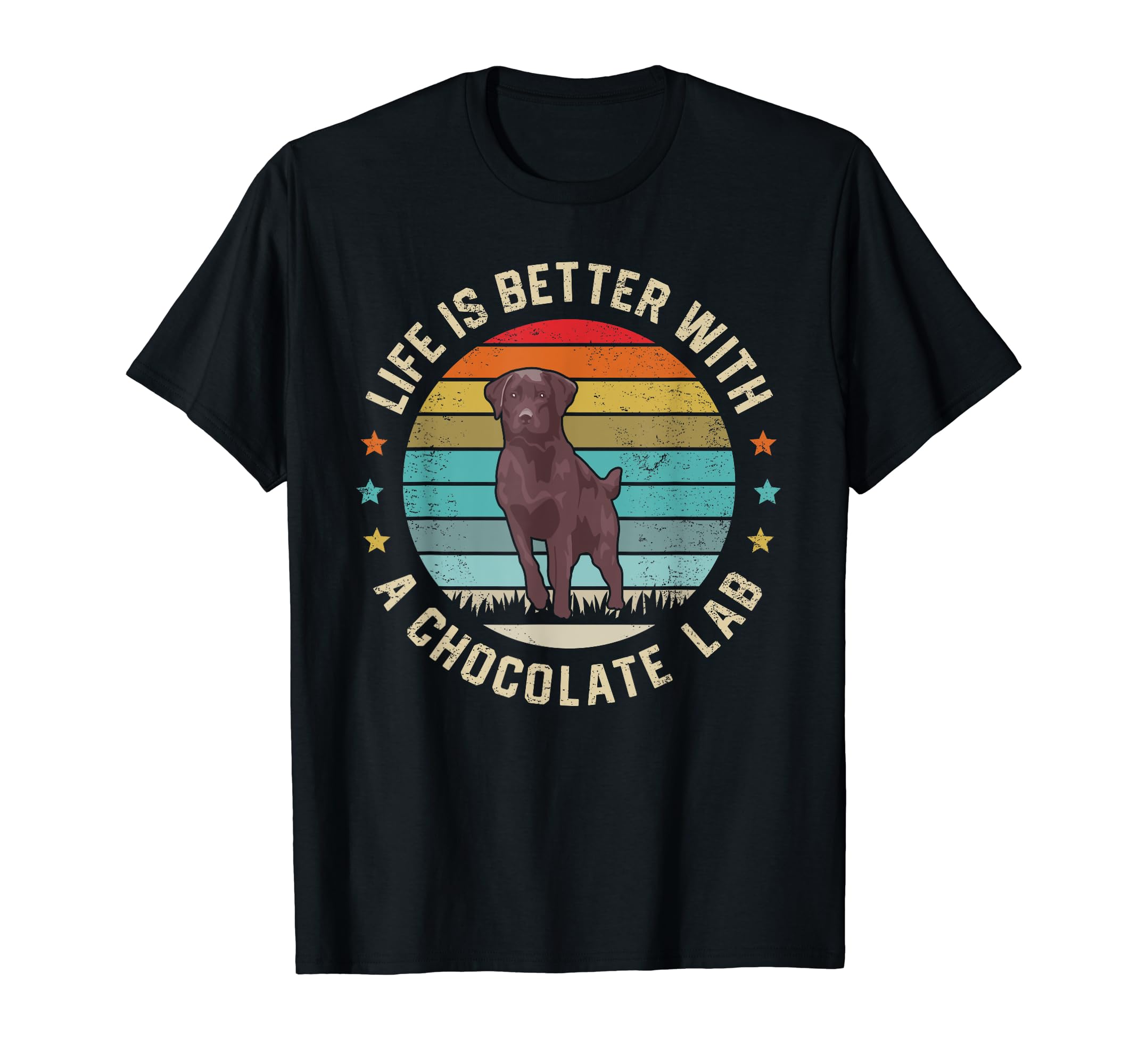 Chocolate Lab Dog Owner Dog Dad Mom Brown Labrador Retriever T-Shirt