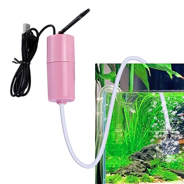 Foto 7 de 8 de Bombas de Acuario USB - Bomba de Aire USB Recargable de bajo Ruido para peceras