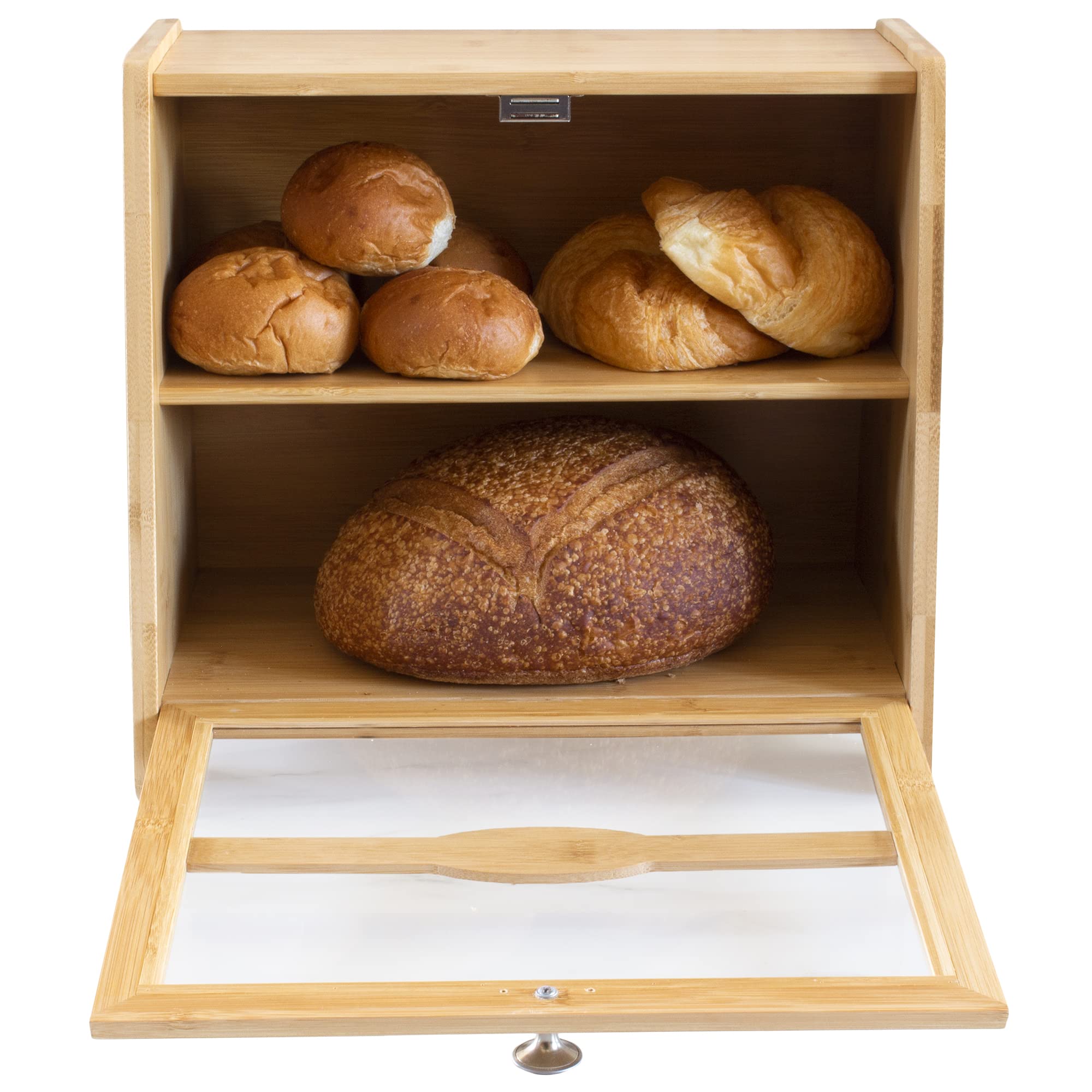 Scatola Portapane, Contenitore per Pane a Doppio Strato per Conservazione Di Ali