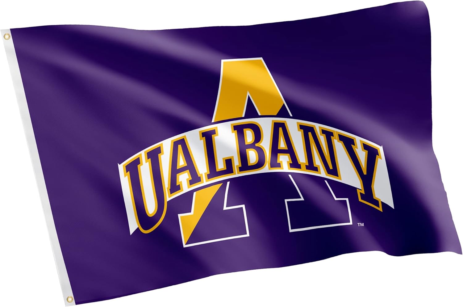 Desert Cactus University at Albany UA Flag - 3 x 5 Feet Great Danes Banner, Indoor/Outdoor Durable Fabric, 100% Polyester Design (Style 1)