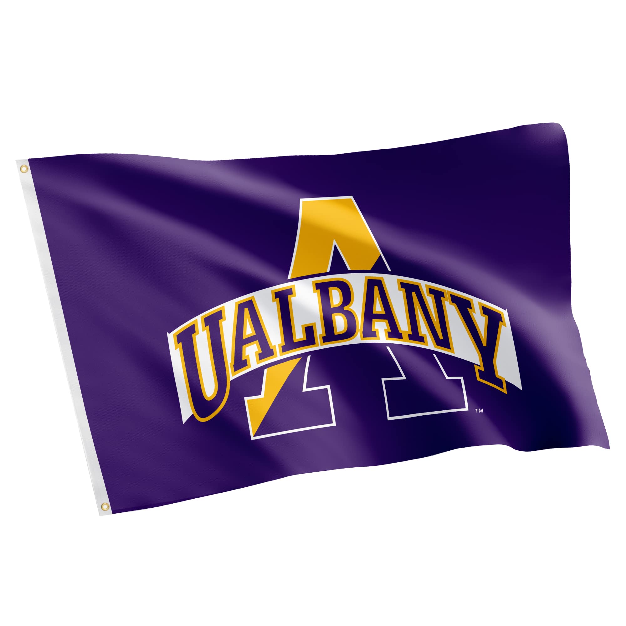 Desert Cactus University at Albany UA Flag - 3 x 5 Feet Great Danes Banner, Indoor/Outdoor Durable Fabric, 100% Polyester Design (Style 1)