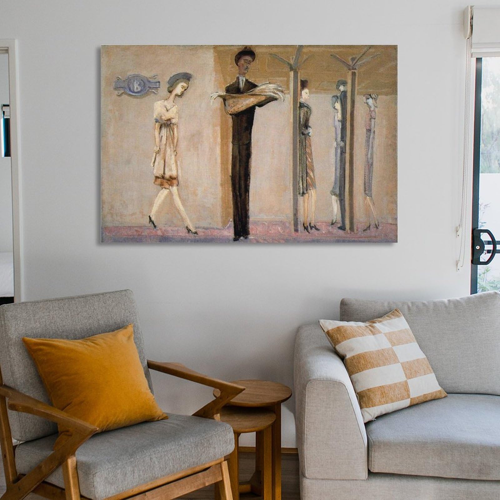 Stampa artistica da parete su tela, motivo: Mark Rothko-Underground Fantasy 1940, decorazione moderna per la casa, poster, 60 x 90 cm