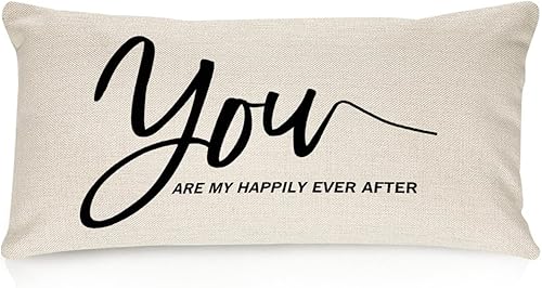 Fundas de almohada lumbar de 16 x 24 pulgadas con citas divertidas de algodón y lino para sofá, sala de estar, decoración de cumpleaños para