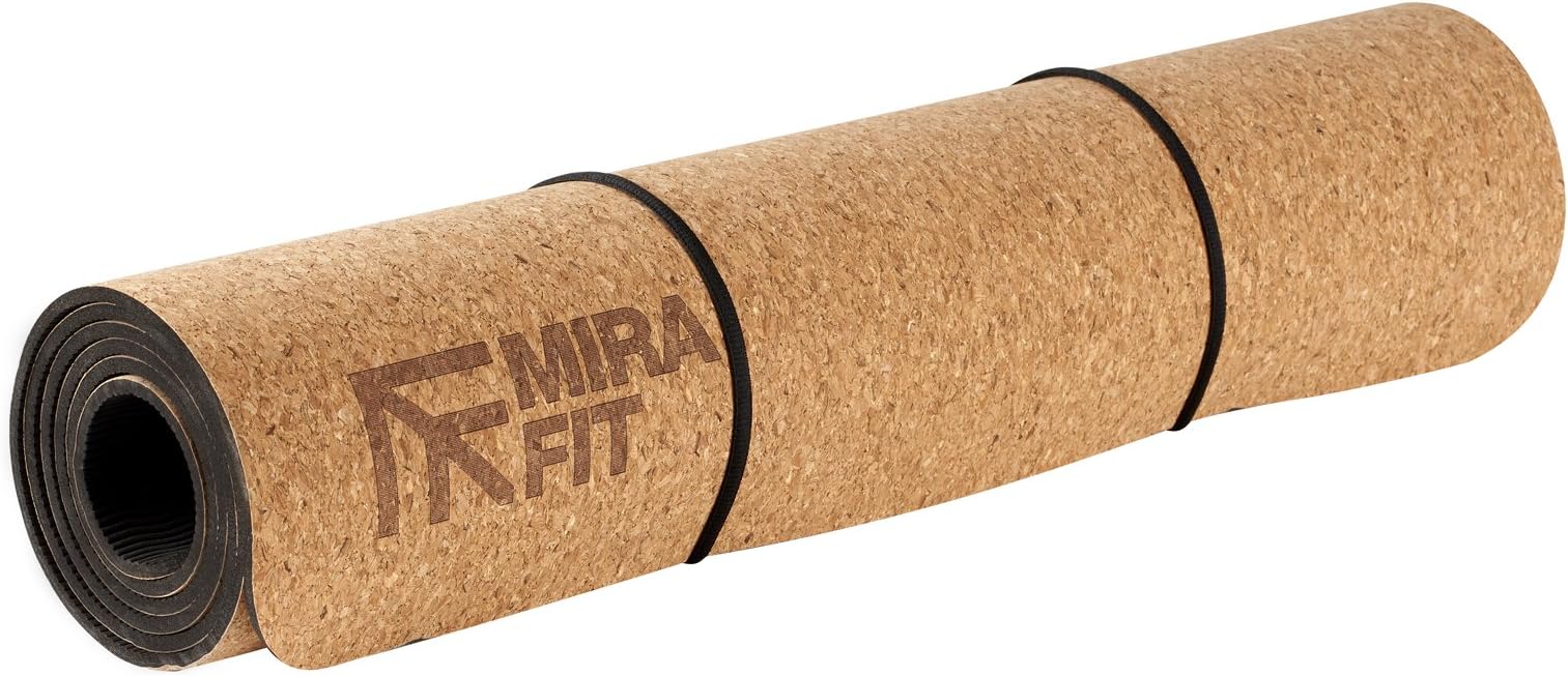 Mirafit 6mm Natural Cork Yoga Mat