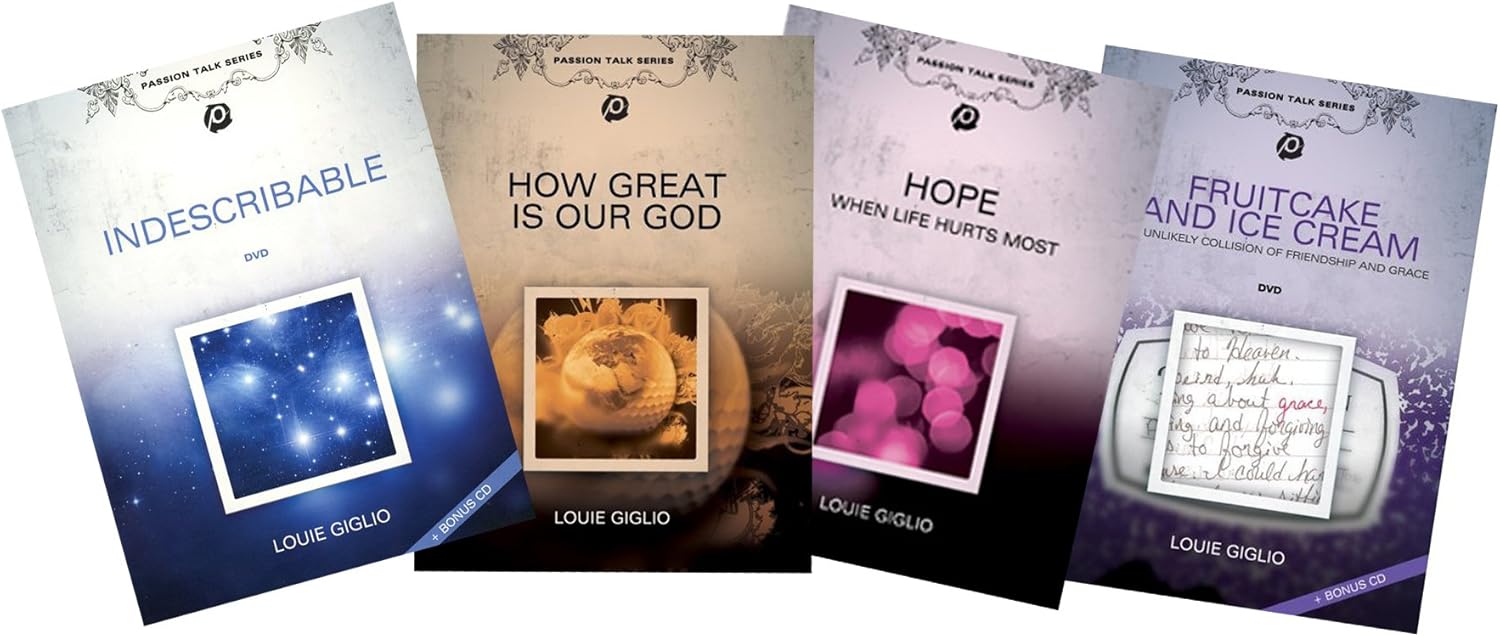 Louie Giglio DVD 4 talks Indescribable, How Great is Our God, Hope