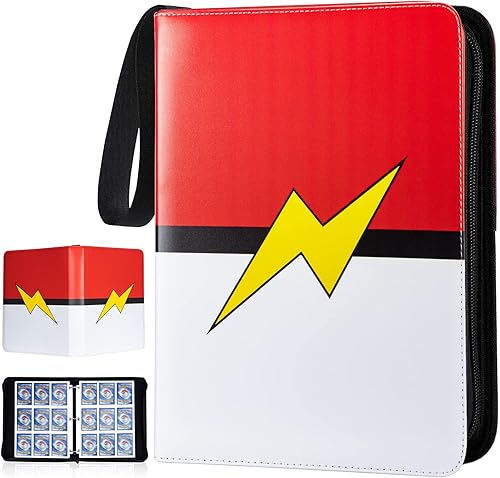 Tarjetero para tarjetas de intercambio 900 tarjetas con 50 fundas extraíbles y 9 bolsillos piel sintética colección de tarjetas tarjetero para niños