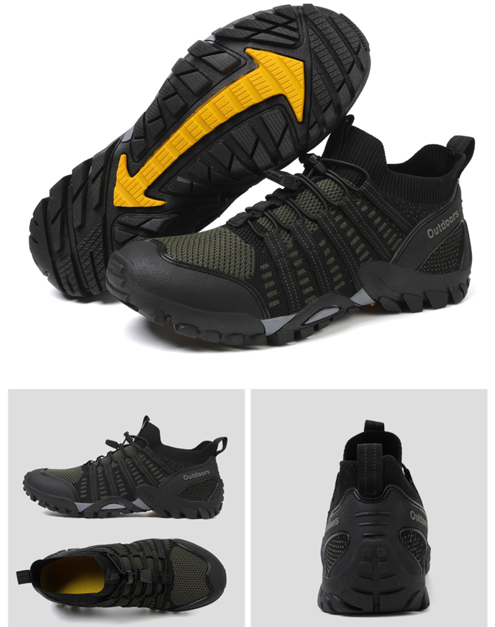 Cliont Scarpe da Immersione Uomo Donna Surf Spiaggia Sport Acquatico Scarpe Traspirante Antiscivolo
