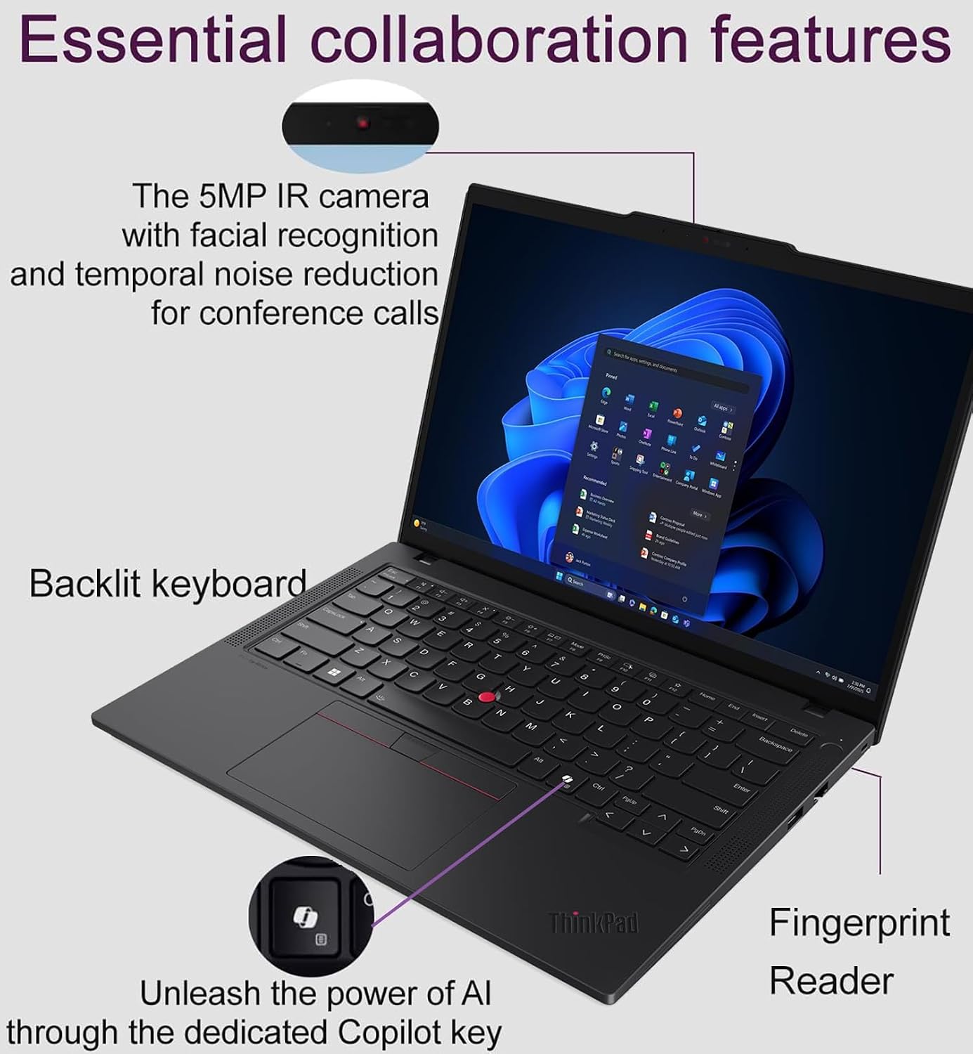 Lenovo ThinkPad T14 Gen 6, Ultra 5 225U, 16GB DDR5, 512GB SSD, Win 11 Pro 6 71m3IIFRpRL. AC SL1500