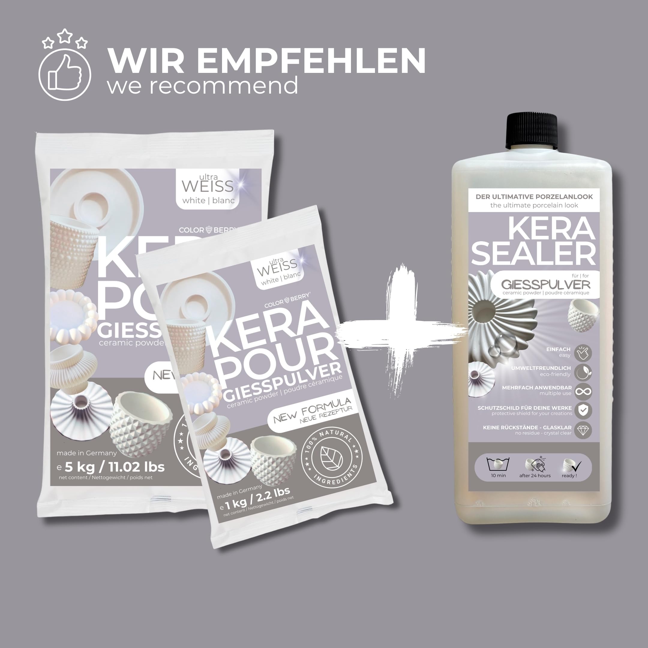 Kerasealer – 1000 ml – Sigillante ecologico per polvere di colata