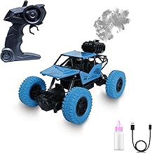Wonder Remote Control Rock Master/Crawler with Smoke, Monster Car for Kids Monster Truck Rock Climbing Car Toy for Kids | 2.4 GHz Remote with Long Range | C Type Charging | Made in India (Blue)