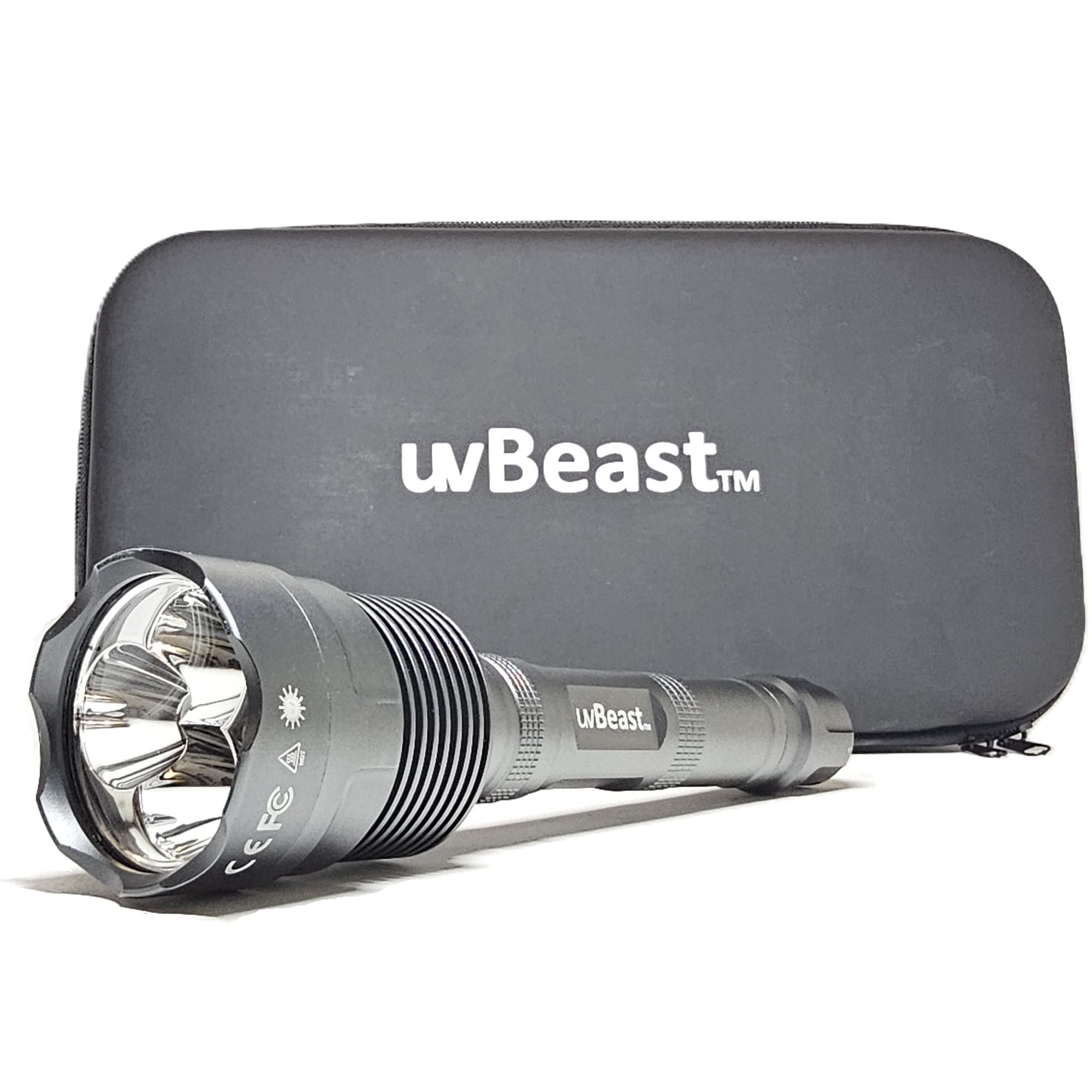 uvBeast New V3 PRO 385-395nm Black Light UV Flashlight – High Definition Ultraviolet - High Power and Long Range Professional Grade Beam Best for