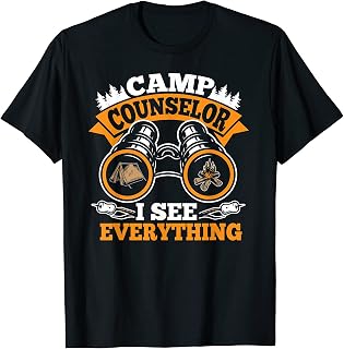Funny Camp Counselor Director Shirt I See Everything T-Shirt